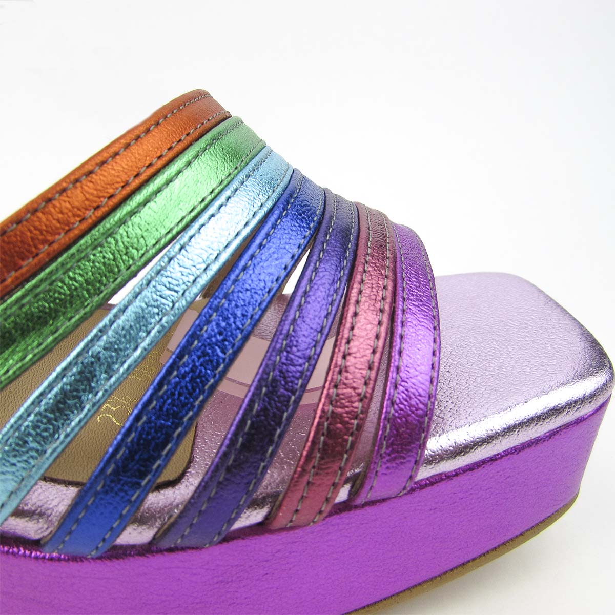Sandalia Multicolor MiuMiu