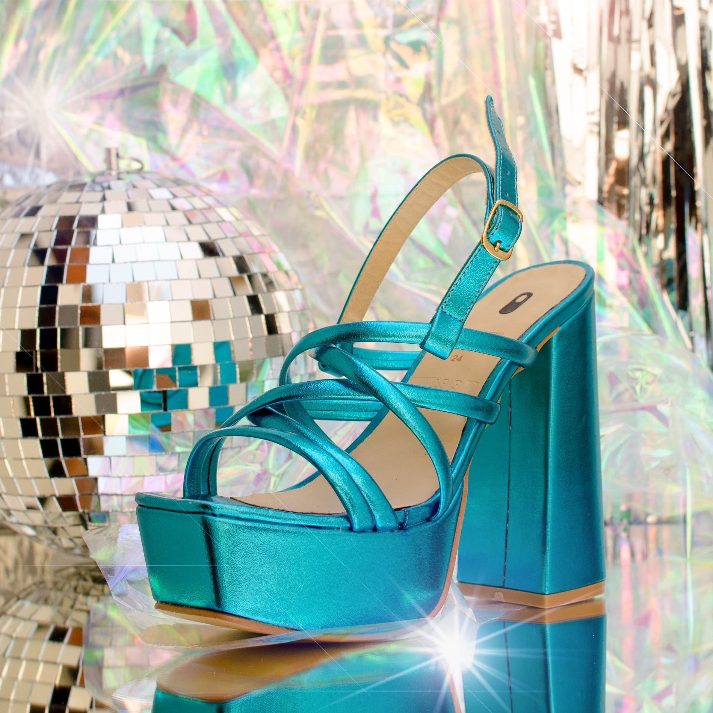 Sandalias Azul Turqoise