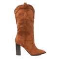 Botas Camel de gamuza Amaral
