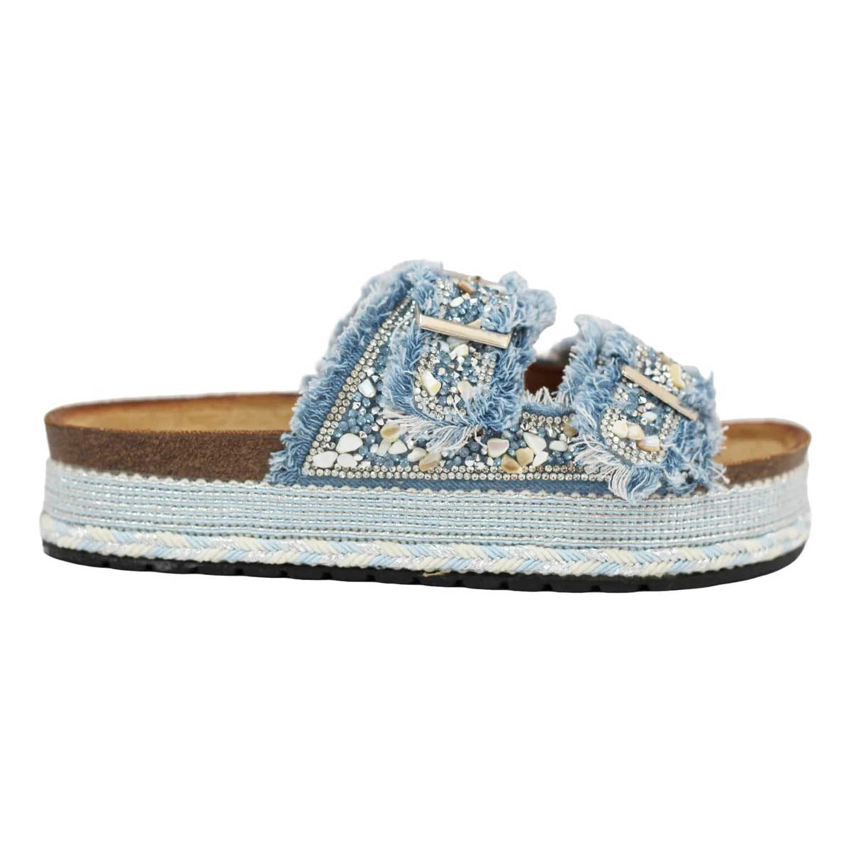 Sandalias Azul Mezclilla 801015