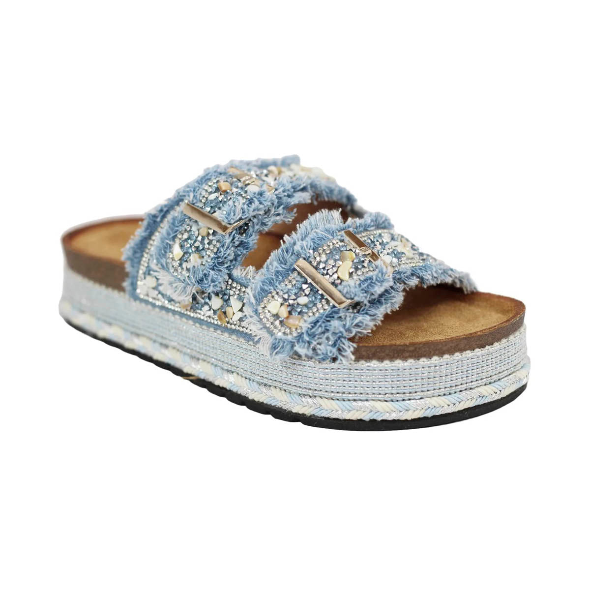 Sandalias Azul Mezclilla 801015