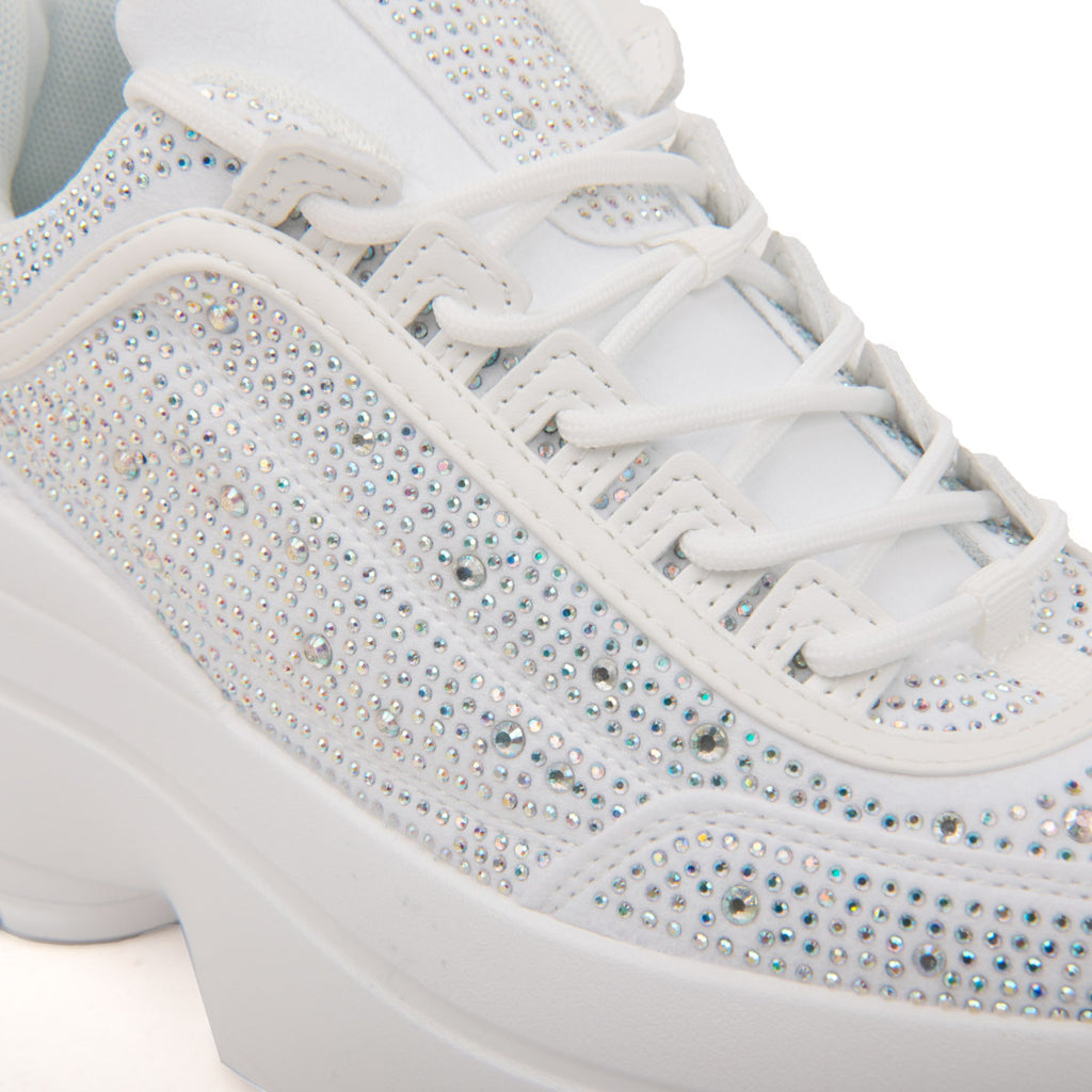 Tenis Blancos con Brillos Johan M NNA
